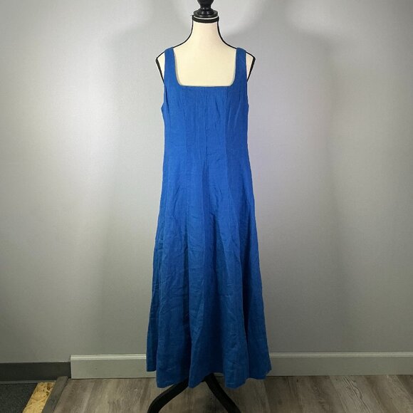 lilly pulitzer calina linen midi dress Lilly Pulitzer | Dresses | Lilly Pulitzer Calina Linen Womens Size 2 Barton  Blue Midi Dress Nwt
